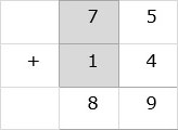 Add Digit Tens Column