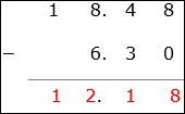 Sum of Decimal