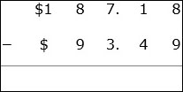 Sum of Decimal