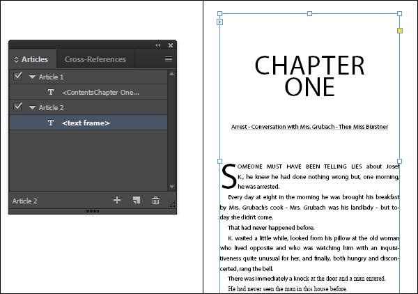 Article Panel