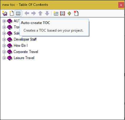 Create TOCs