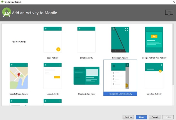sliding Menu