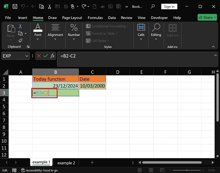 Insert the Dates in Excel Automatically3