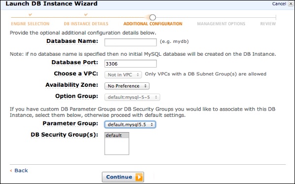 DB Security Group