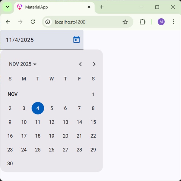 Date Picker