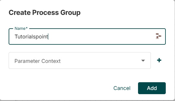 Add Process Group