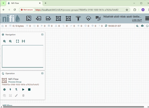 NiFi GUI