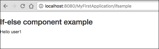 If Component Result