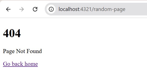 Astro Pages 404 Page
