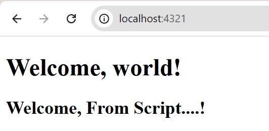 Astro Script Example