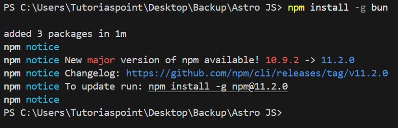 install bun