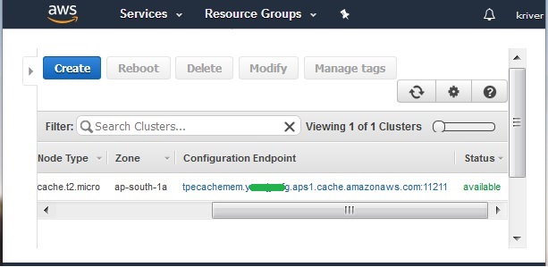 Creating mem cluster 5 