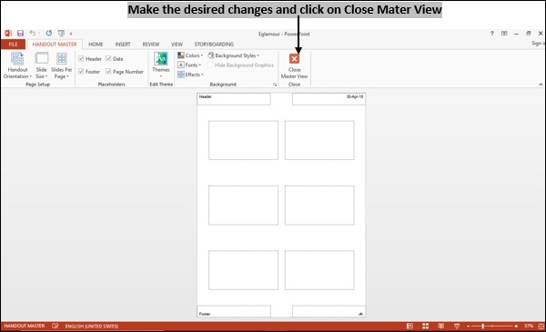 Close Master View
