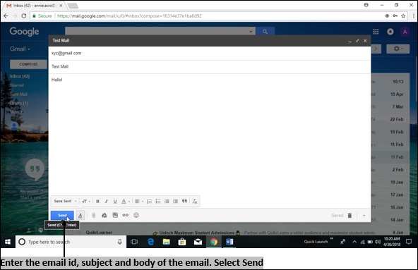 Compose Email Body