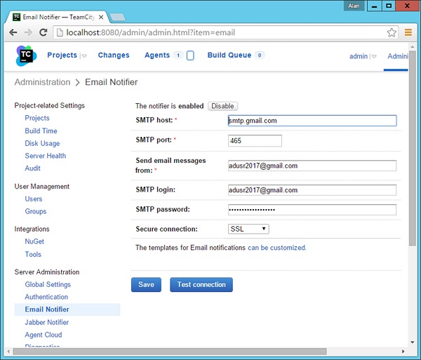 SMPT Server