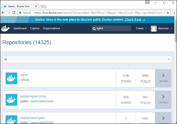 NGINX Official Link