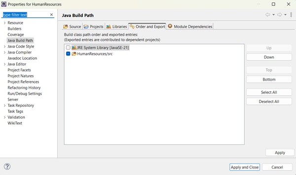 Java Build Path