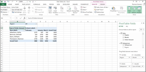 Drag Filter Area
