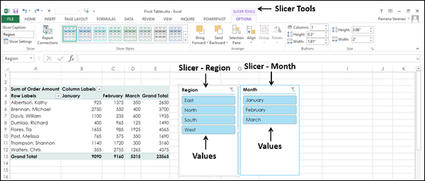 Slicer Tools