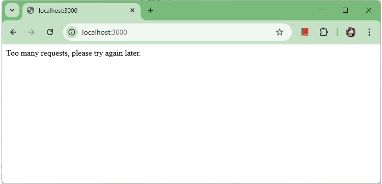 Error Rate Limit