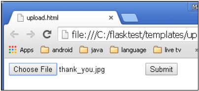 Flask File Uploading