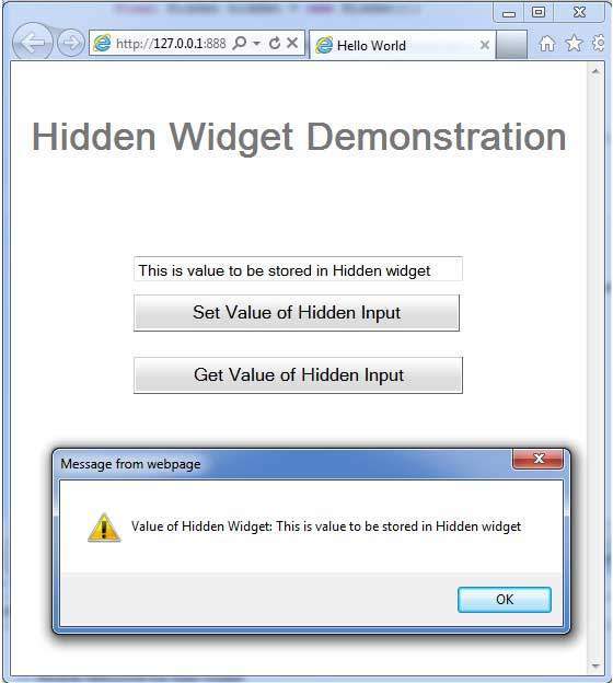 GWT Hidden Widget