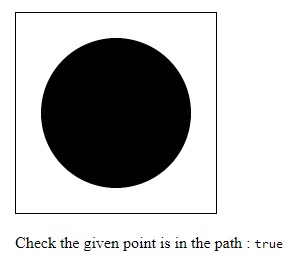 HTML Canvas IsPointInPath Method