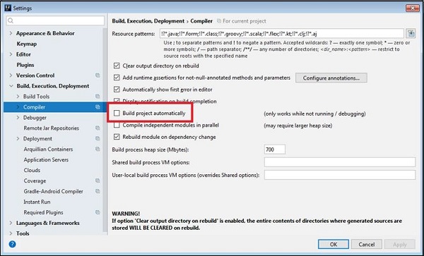 Build Project Automatically