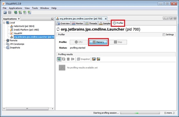 CPU Memory Profiling