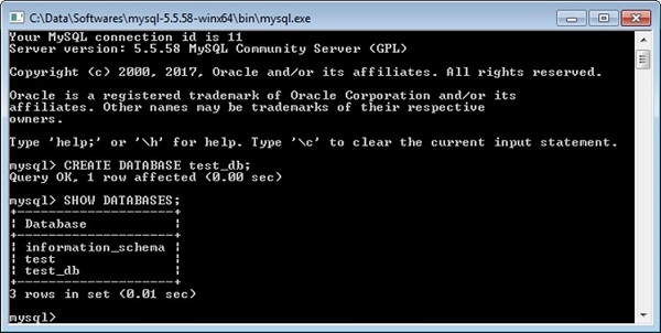 Create Database
