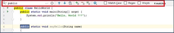 Editor Actions
