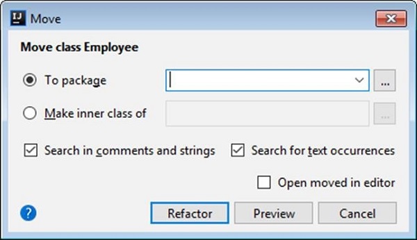 Move Refactoring