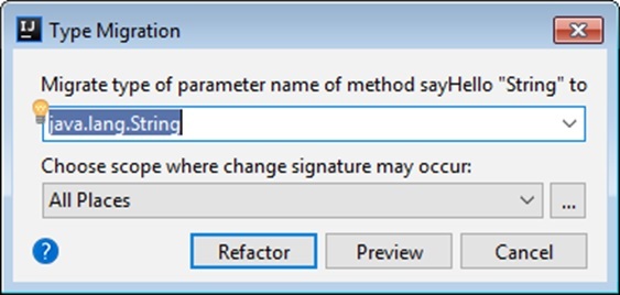 Type Migration