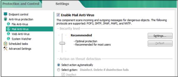 Protection Control