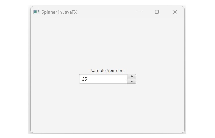 Spinner Output