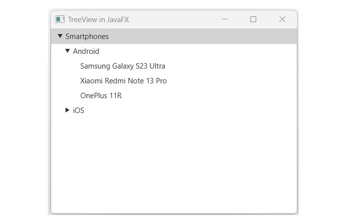 Treeview Output