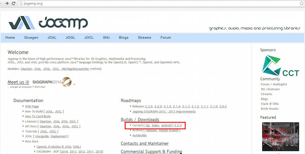 Jogamp Home Page