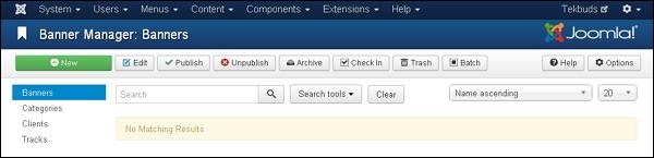 Joomla Adding Banners