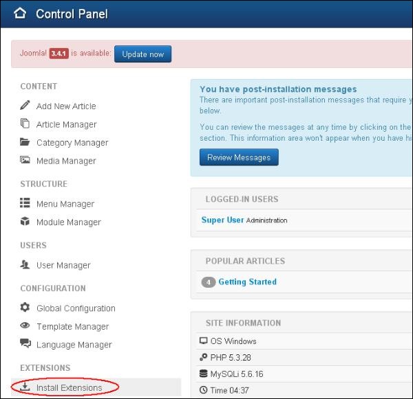 Joomla Adding Forum
