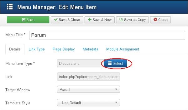 Joomla Adding Forum