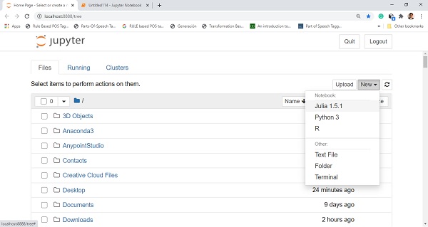 Installing IJulia