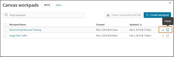 Select Clone Option