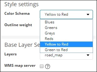 Style settings
