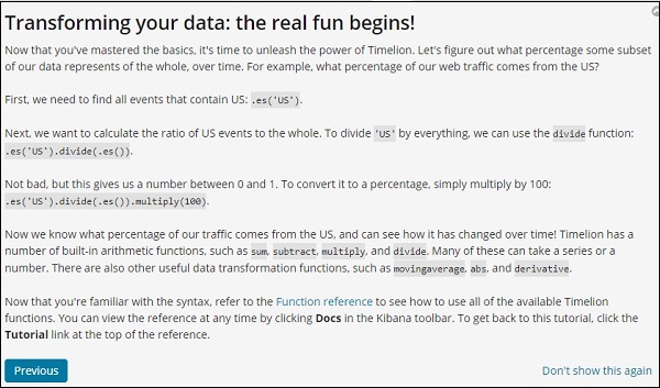 Transforming Data
