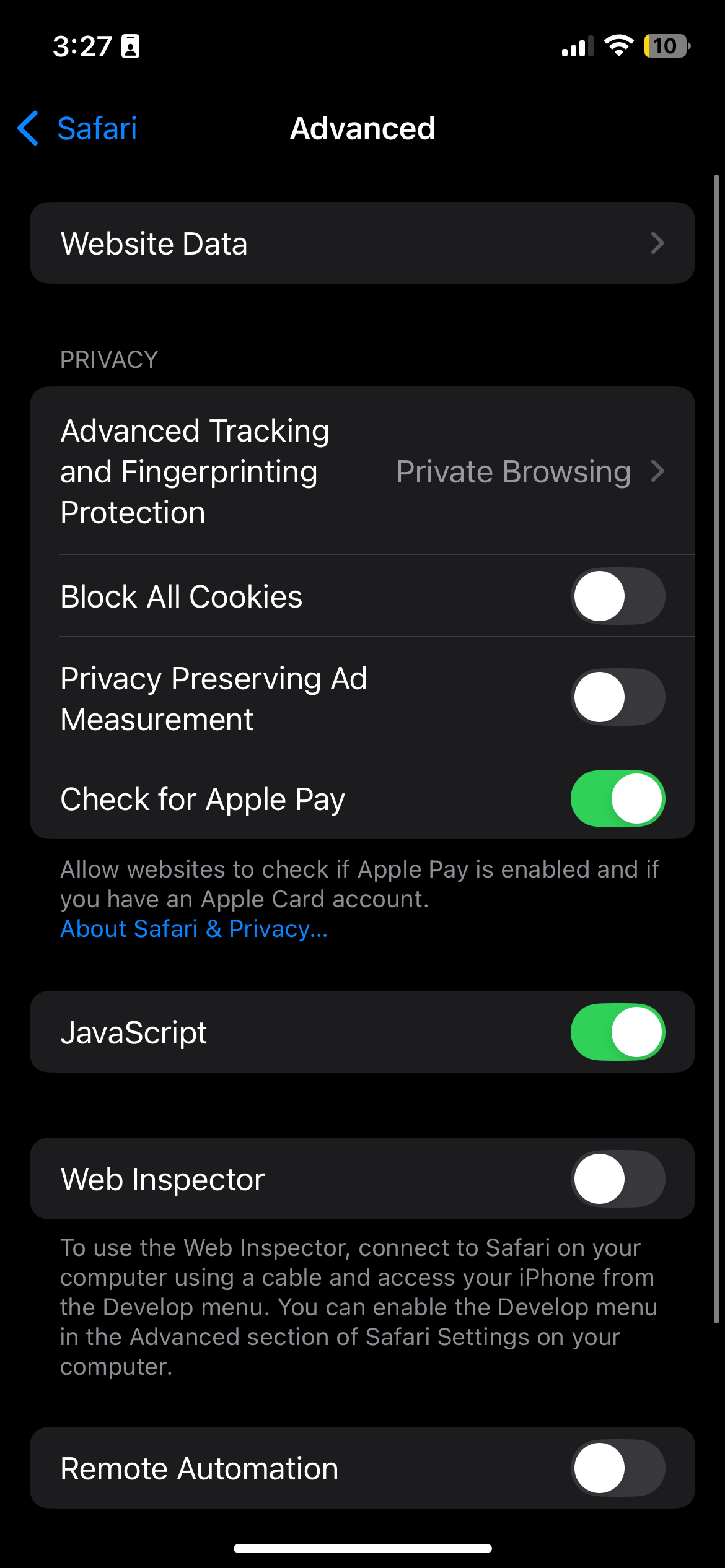clearCookiesiPhone4