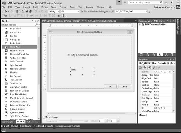 Static Text Control