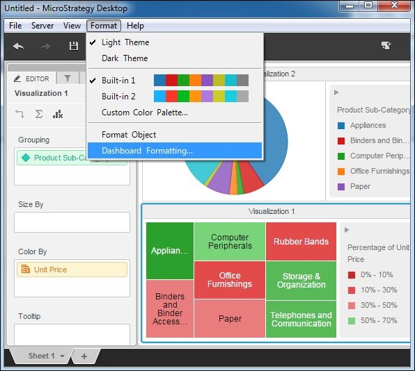 Format Dashboard 1