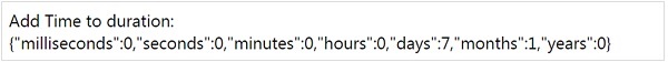 Add Time Method