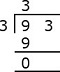Multiply 3 x 3