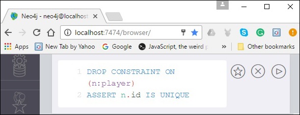 Drop Constraint